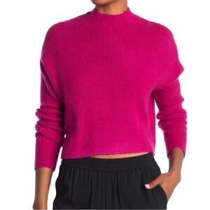 New Elodie Cropped Sweater Pink hot large L